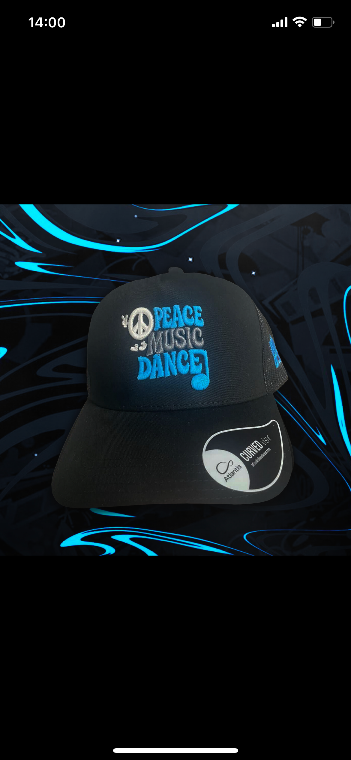 Peace music & dance (light blue design)