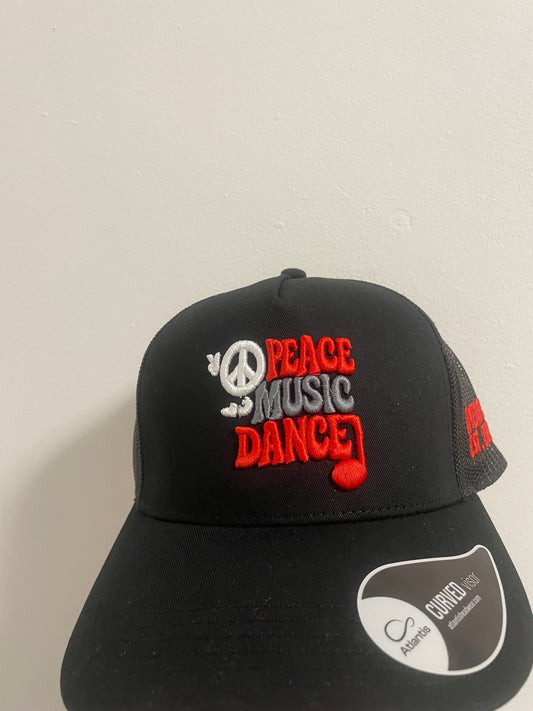 Peace music &dance (red design)