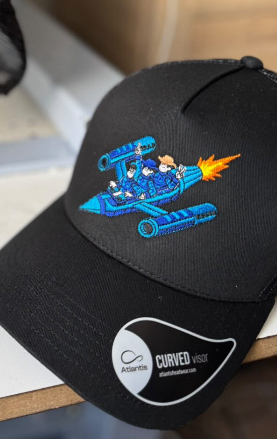 black cap blue Spacecowboy